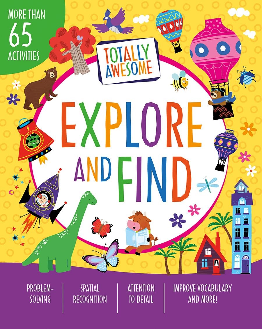 Totally Awesome Explore and Find Book For Kids: More than 50 Fun Scenes to S…