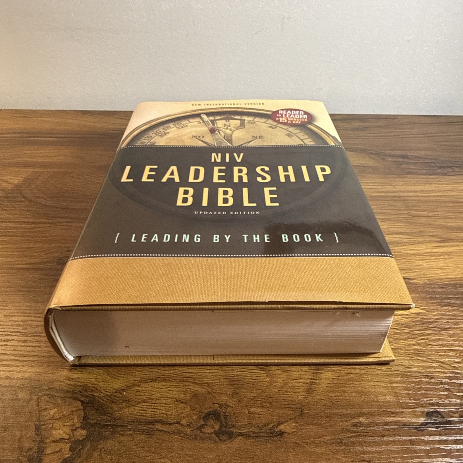 Niv Leadership Bible : Leading by the Book by Sidney Buzzell (2013, Hardcover)
