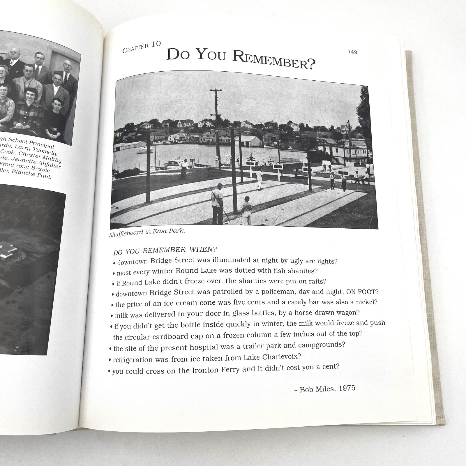 Bob Miles Charlevoix II Hardcover Book SIGNED by David Miles Michigan History
