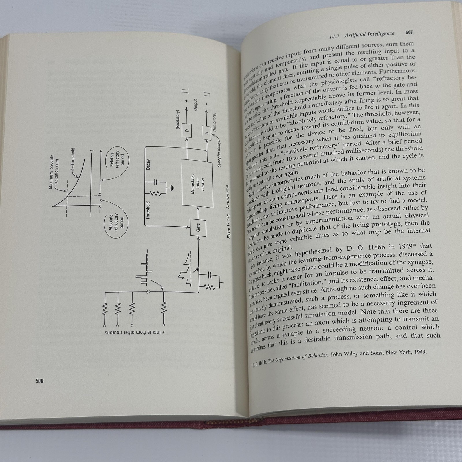 Vintage 1967 Computers Introduction to Computing Concepts HC Wiley Davidson