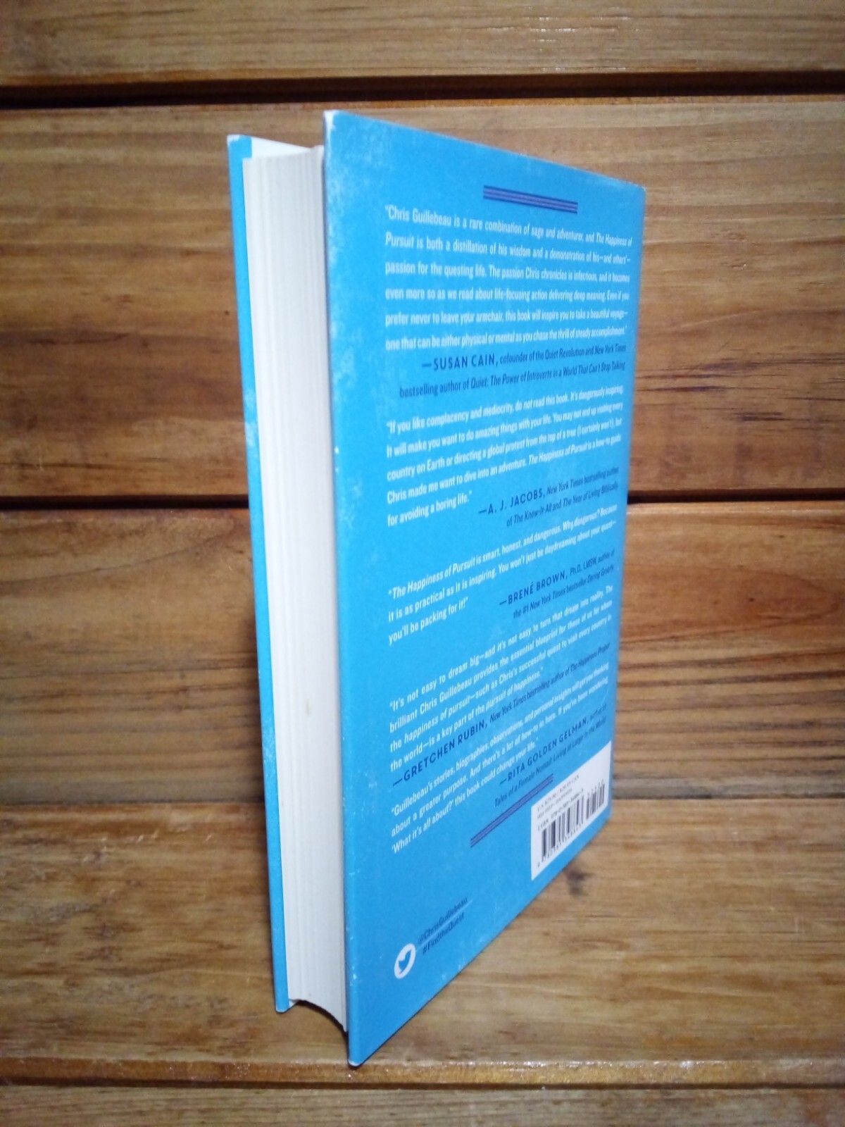 (C26BH) “THE HAPPINESS OF PURSUIT” – CHRIS GUILLEBEAU / HC – DJ / FIRST EDITION
