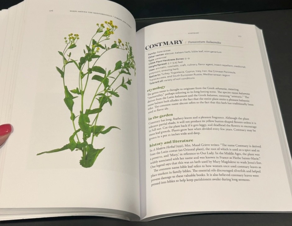 Herbs Around The Mediterranean by St. Louis Herb Society Signed 2023 Paperback