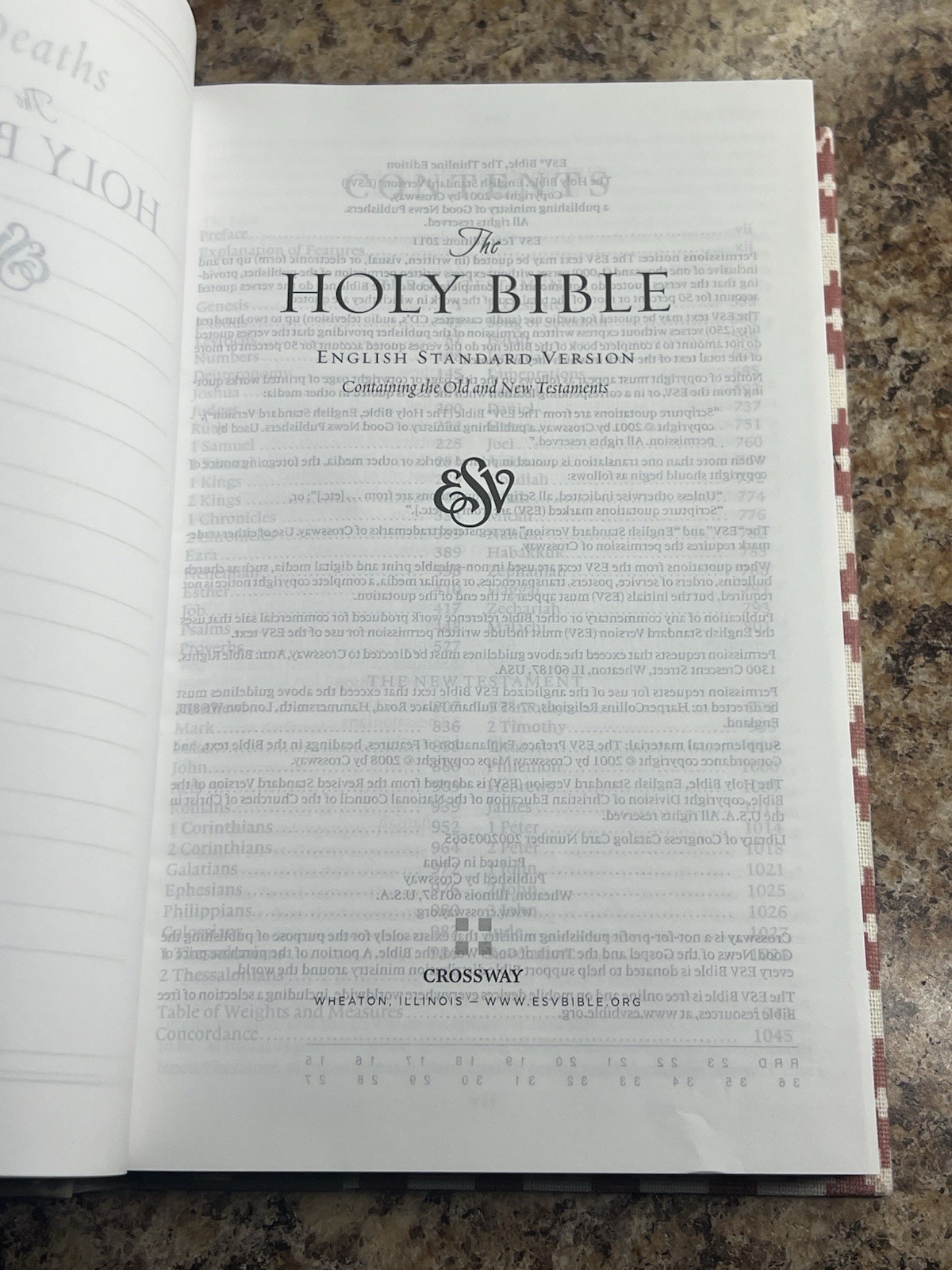 Thinline BIBLE English Standard Version Hardcover in Slipcase Crossway