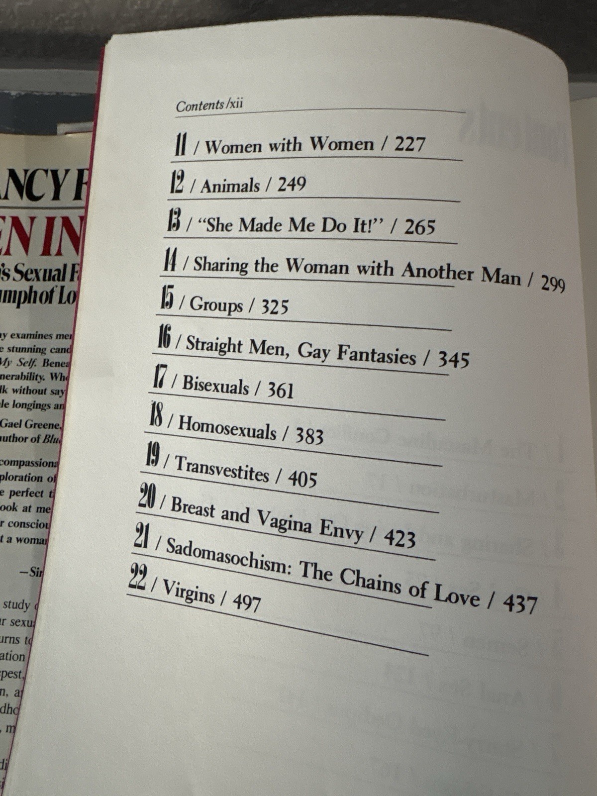 Men in Love Men’s Sexual Fantasies The Triumph of Love Over Rage by Nancy Friday