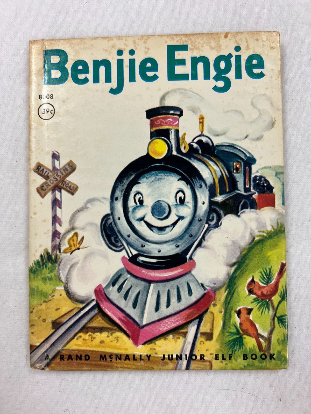 5 Rand McNally Book Lot – dated 1944-1975- Donkey, Bear, Engie, Mixer & King