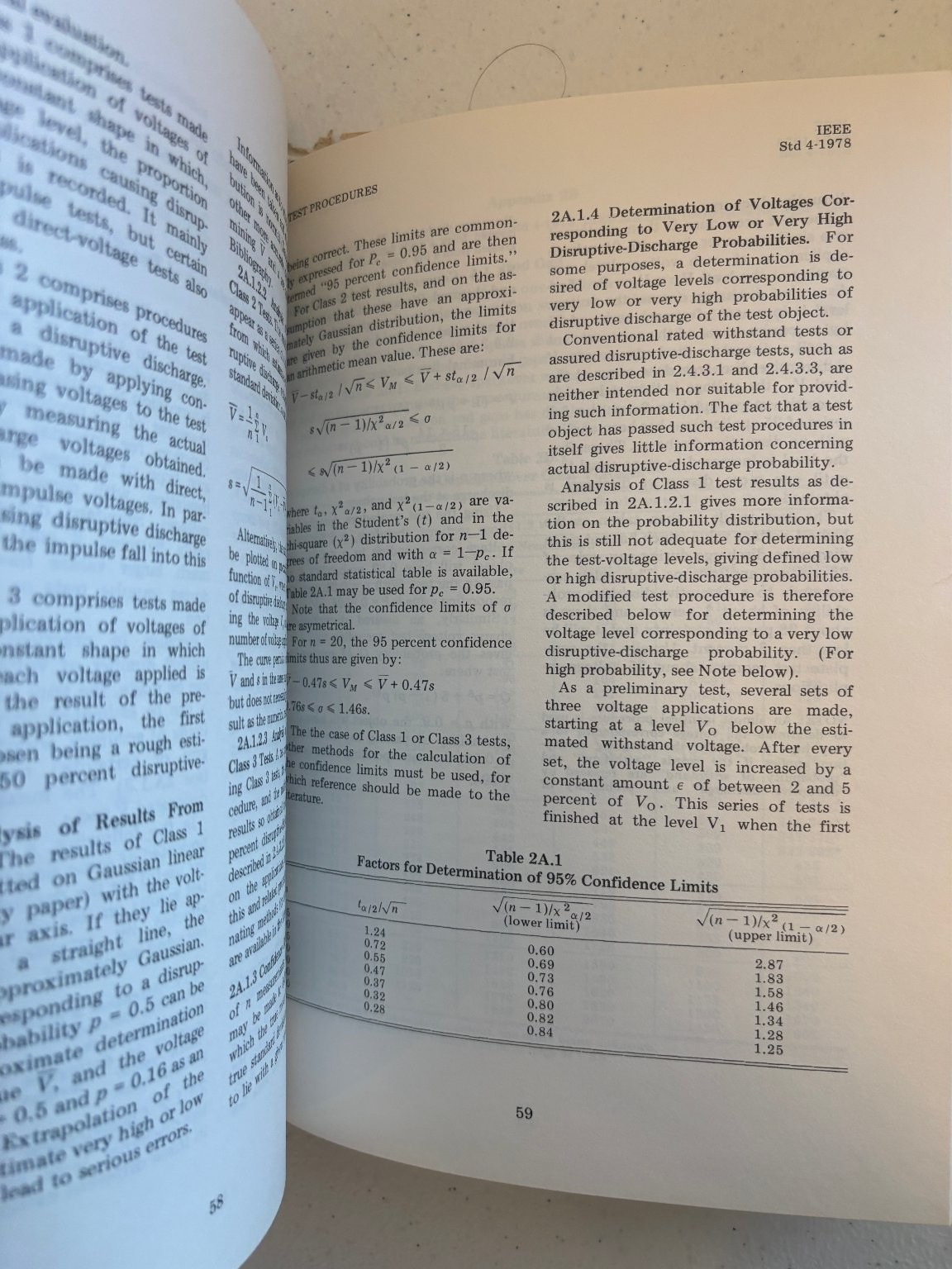 IEEE Standard Techniques for High Voltage Testing 1978 Sixth Edition Hardcover