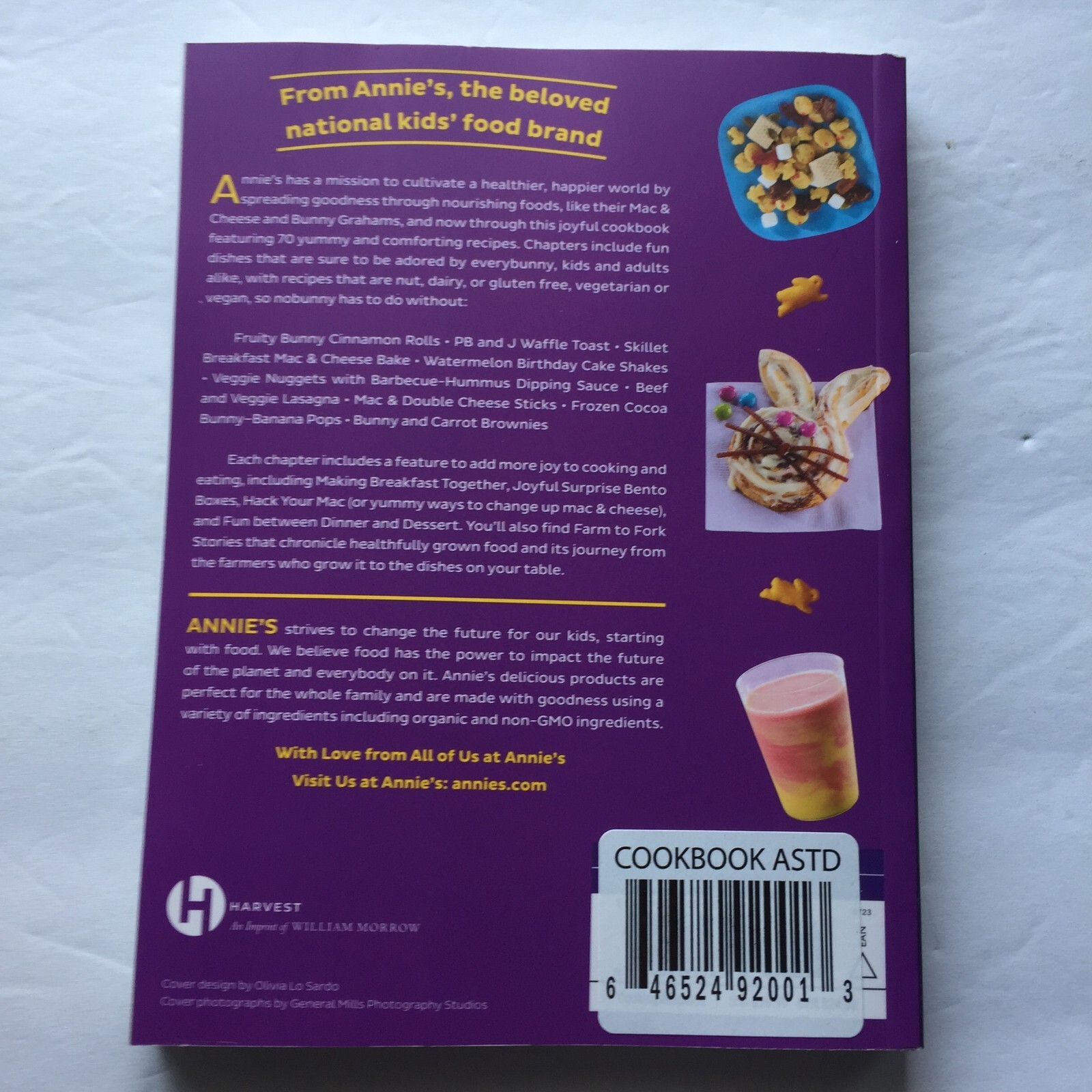 NEW Annie’s The Cookbook Recipes Everybunny Will Love