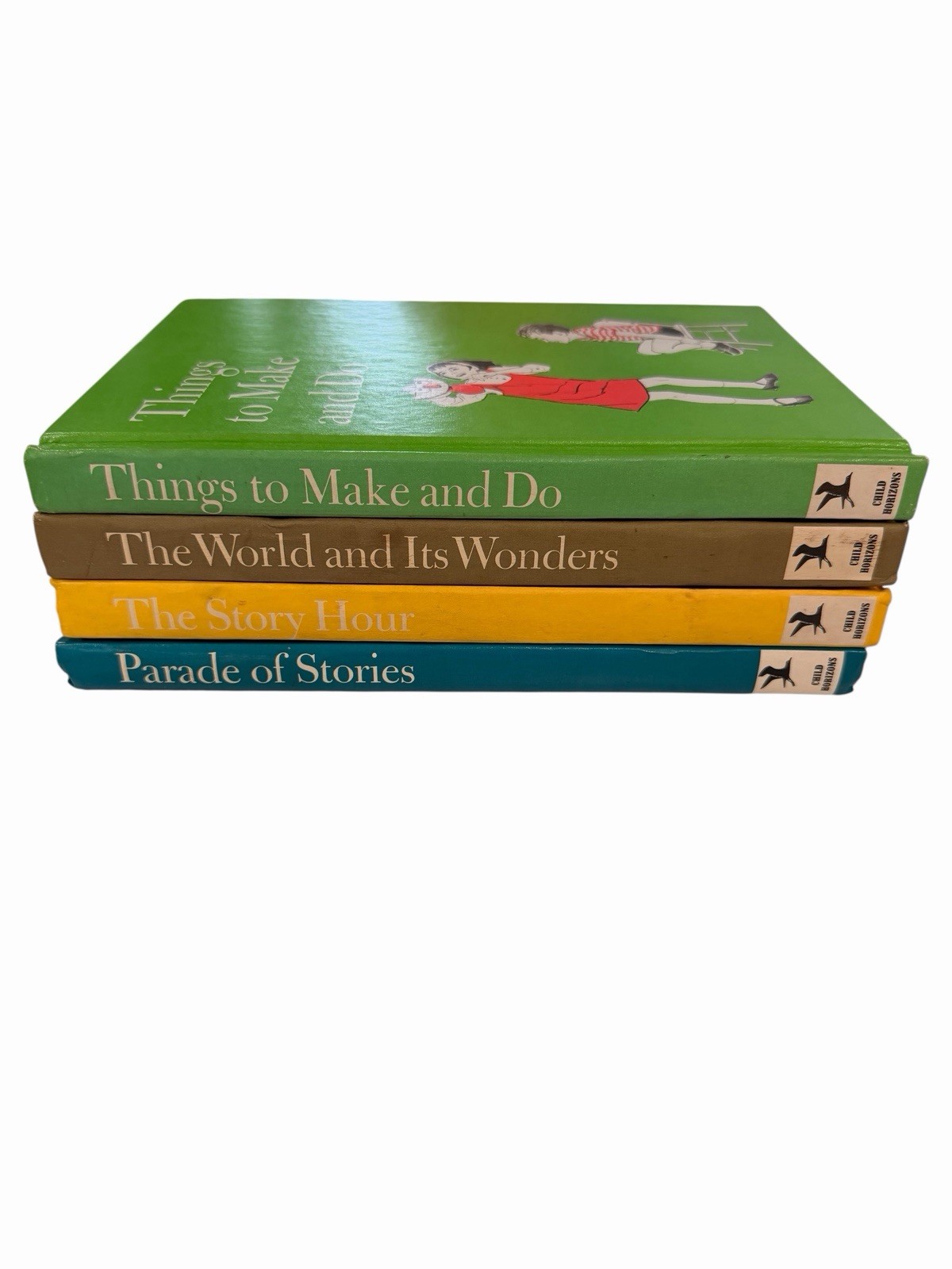 1977 Child Horizons, 4 Books, Words to Know, Questions Children Ask…