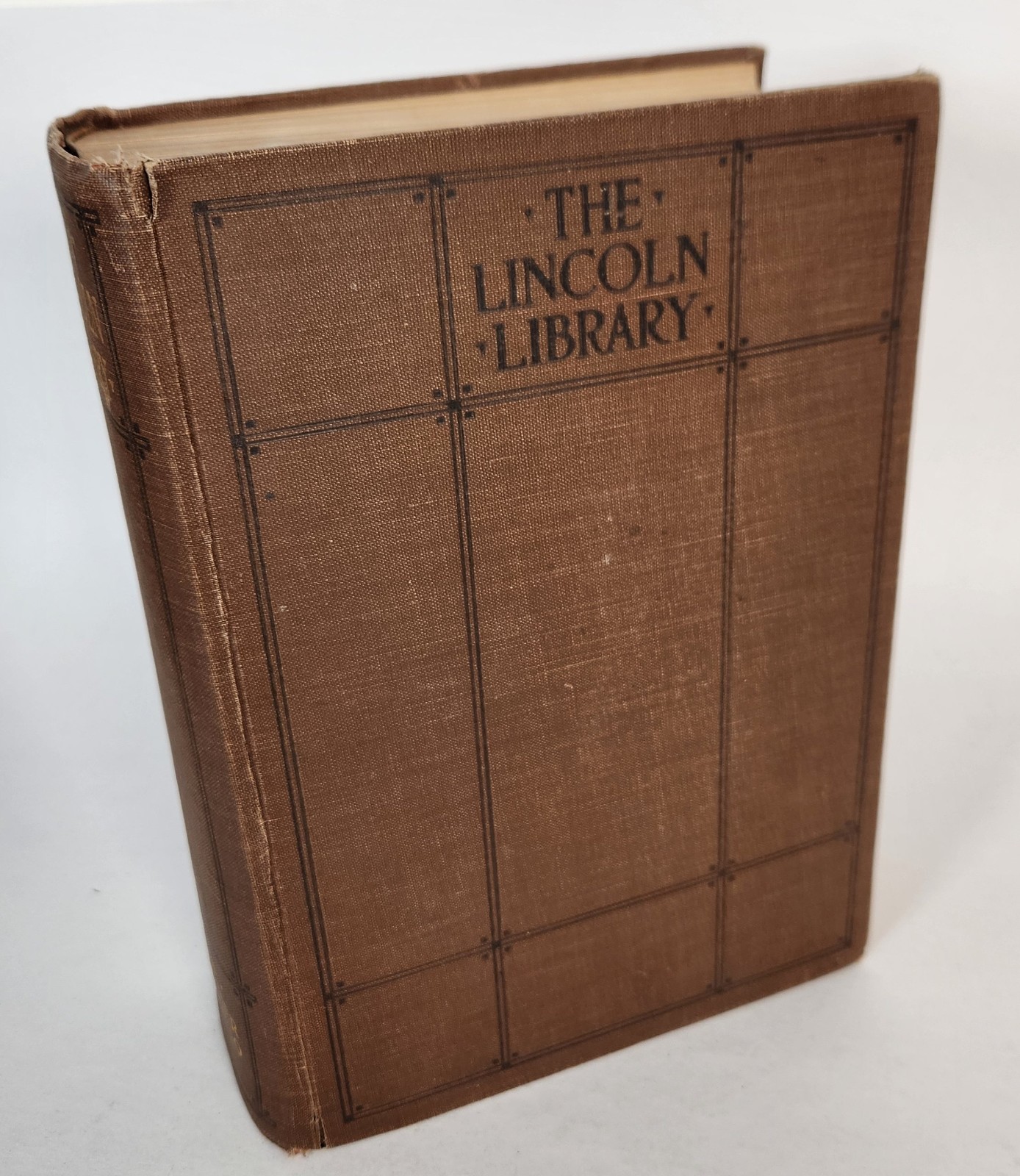The Lincoln Library of Essential Information Frontier Press 1924 Self-Education