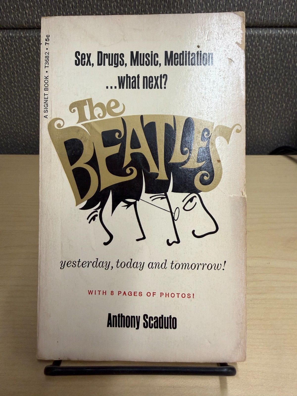 VTG THE BEATLES Yesterday, Today & Tomorrow Anthony Scaduto 1968 First Printing