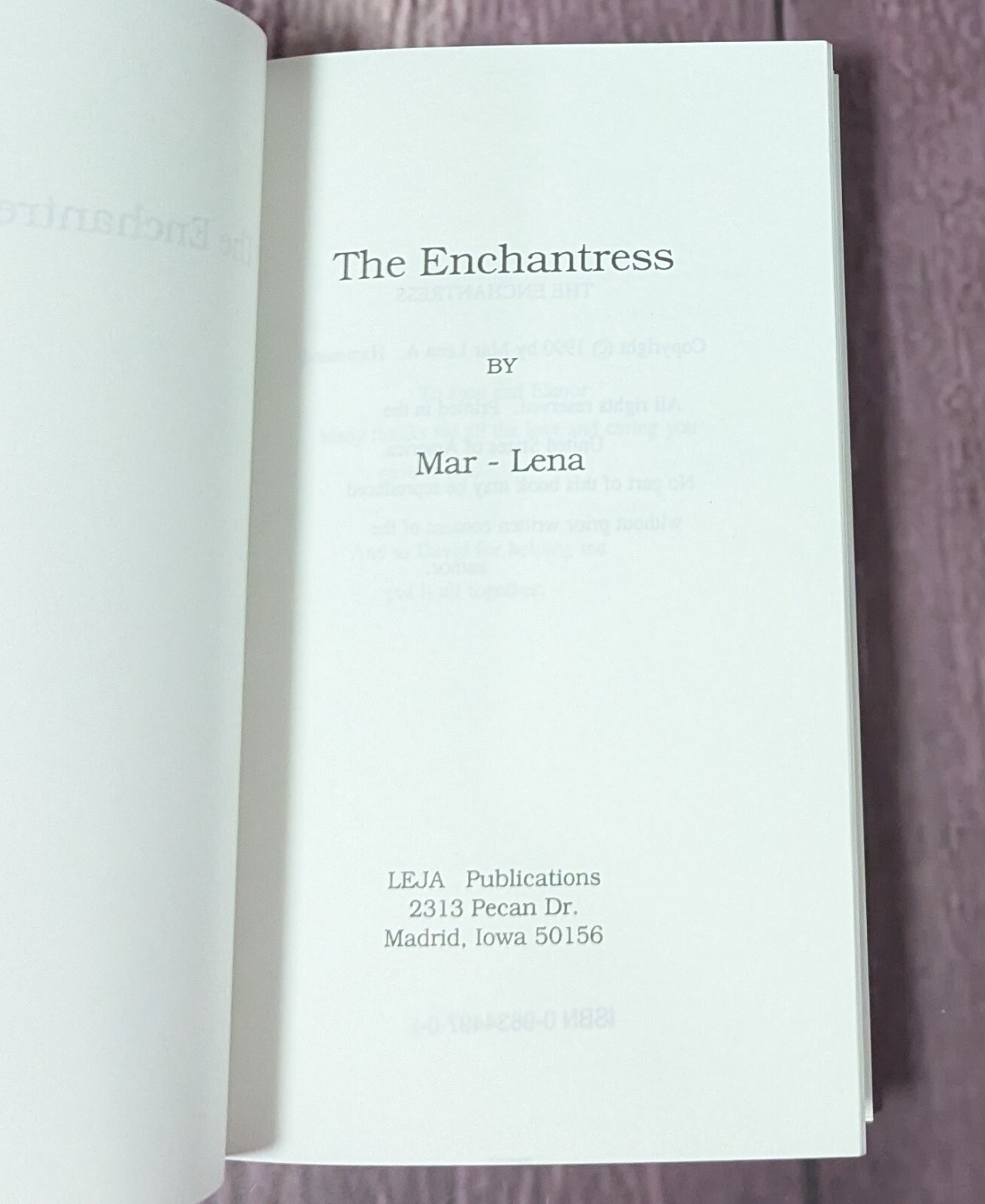 The Enchantress – Mar-Lena 1990 – Moon Lunar Mystical Occult Astrology Poetry