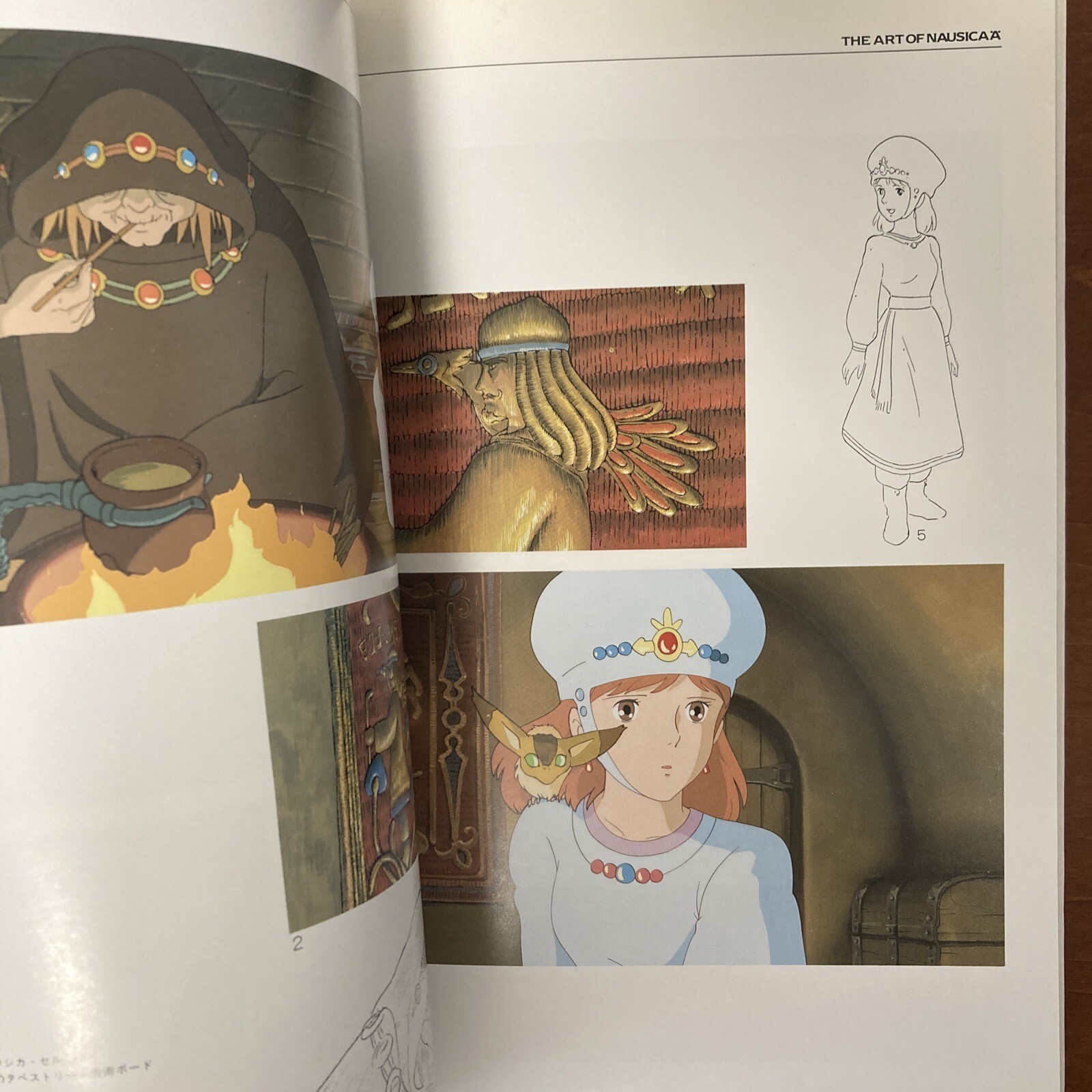 THE ART OF NAUSICAA Hayao Miyazaki Art Book Illustration