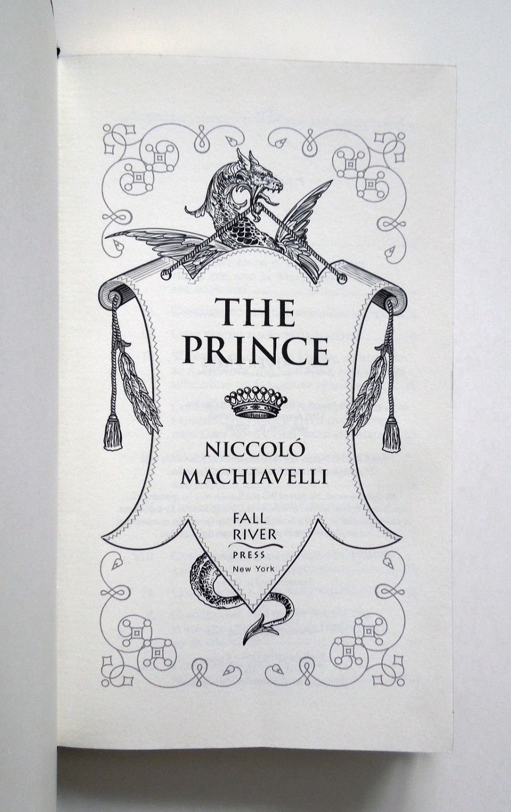 The Prince – Nicolo Machiavelli, sc, Fall River Press (Barnes & Noble Exclusive)