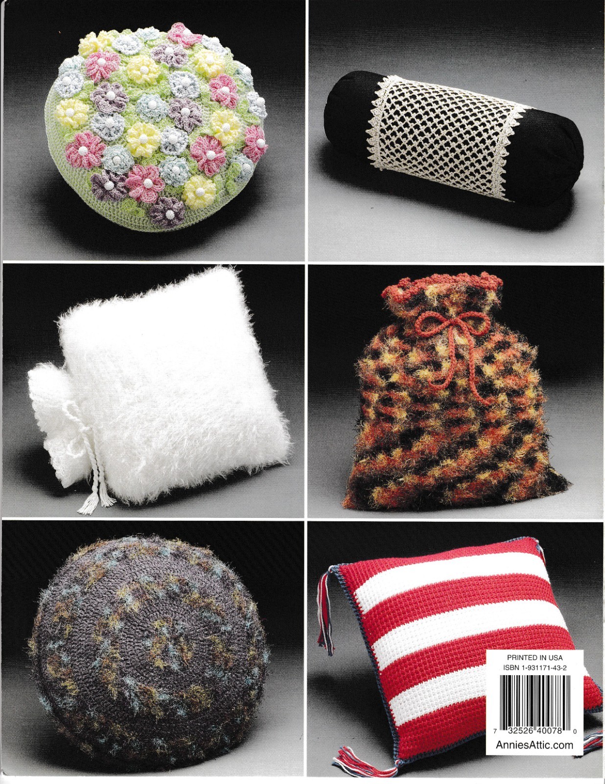 Crochet Accent Pillows | Annie’s Attic 874153 NEW!