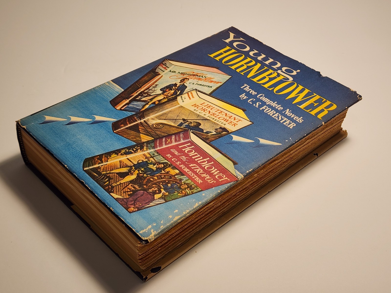 Young Hornblower (Midshipman, Lieutenant, Atropos) – C.S. Forester, 1972 hc, BCE