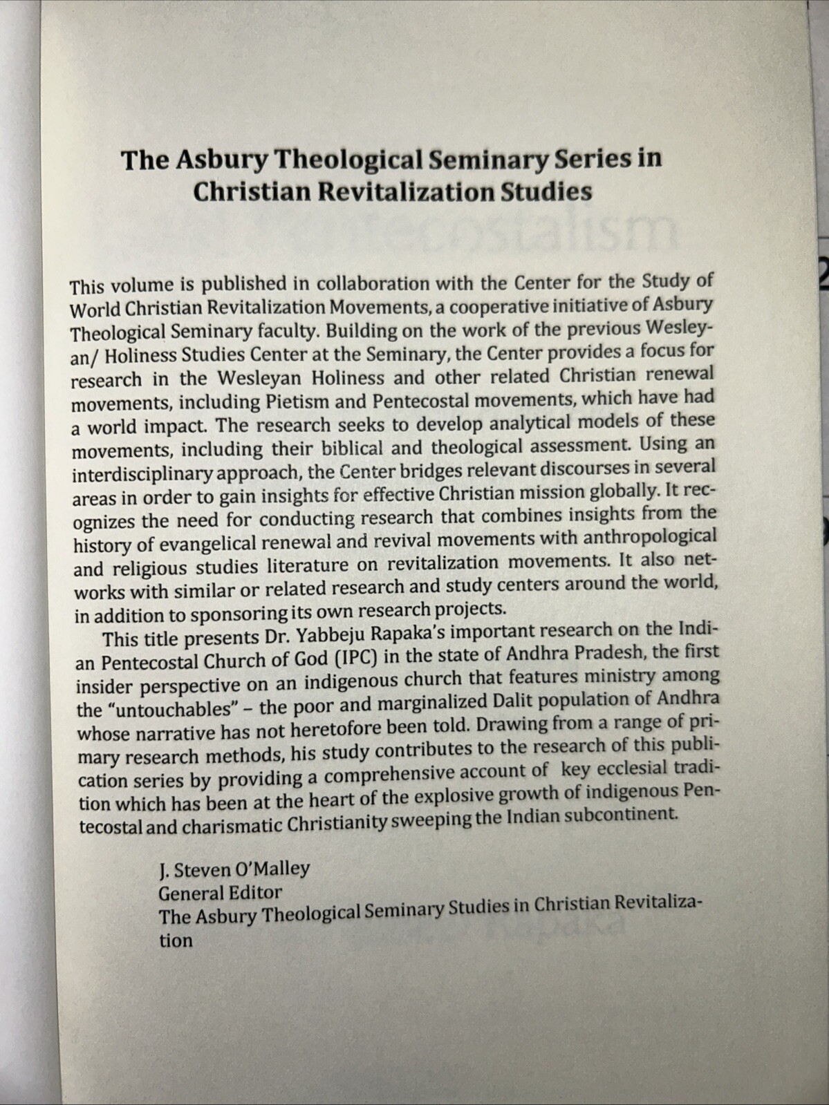 Dalit Pentecostalism – Yabbeju Rapaka – Indian Church of God – 2013 – 159 pages