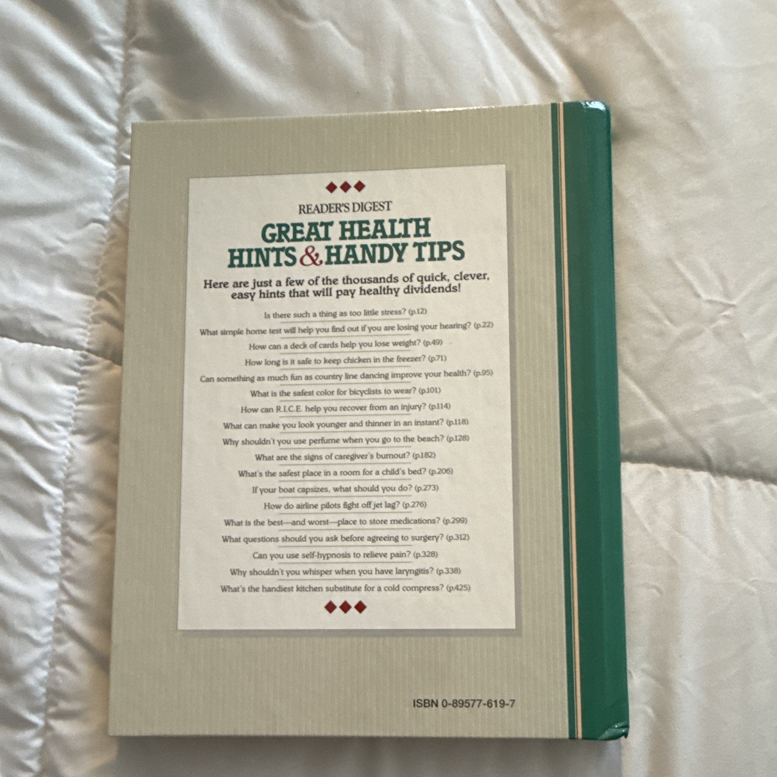 Reader’s Digest Great Health Hints & Handy Tips HC Illustrated Reference Health
