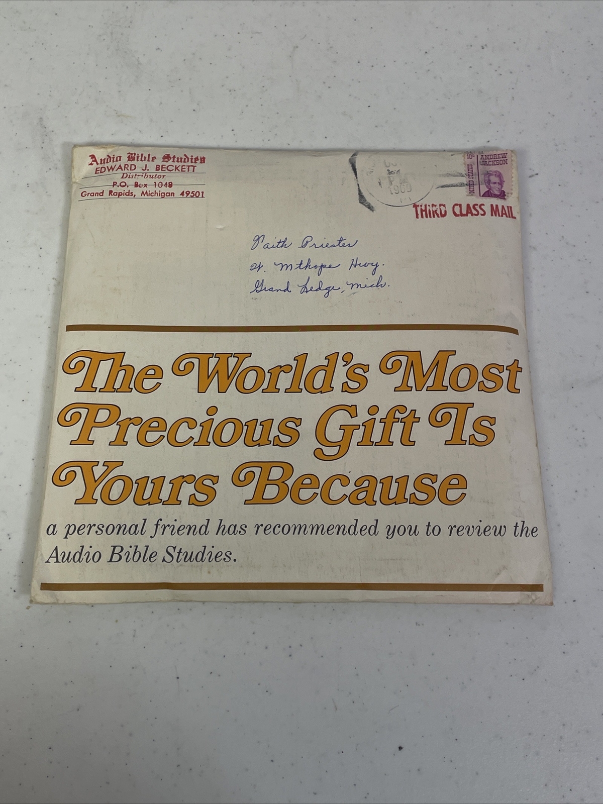 Bible Study Library Audio Edward Beckett Mystery Package Sealed Unknow Contents