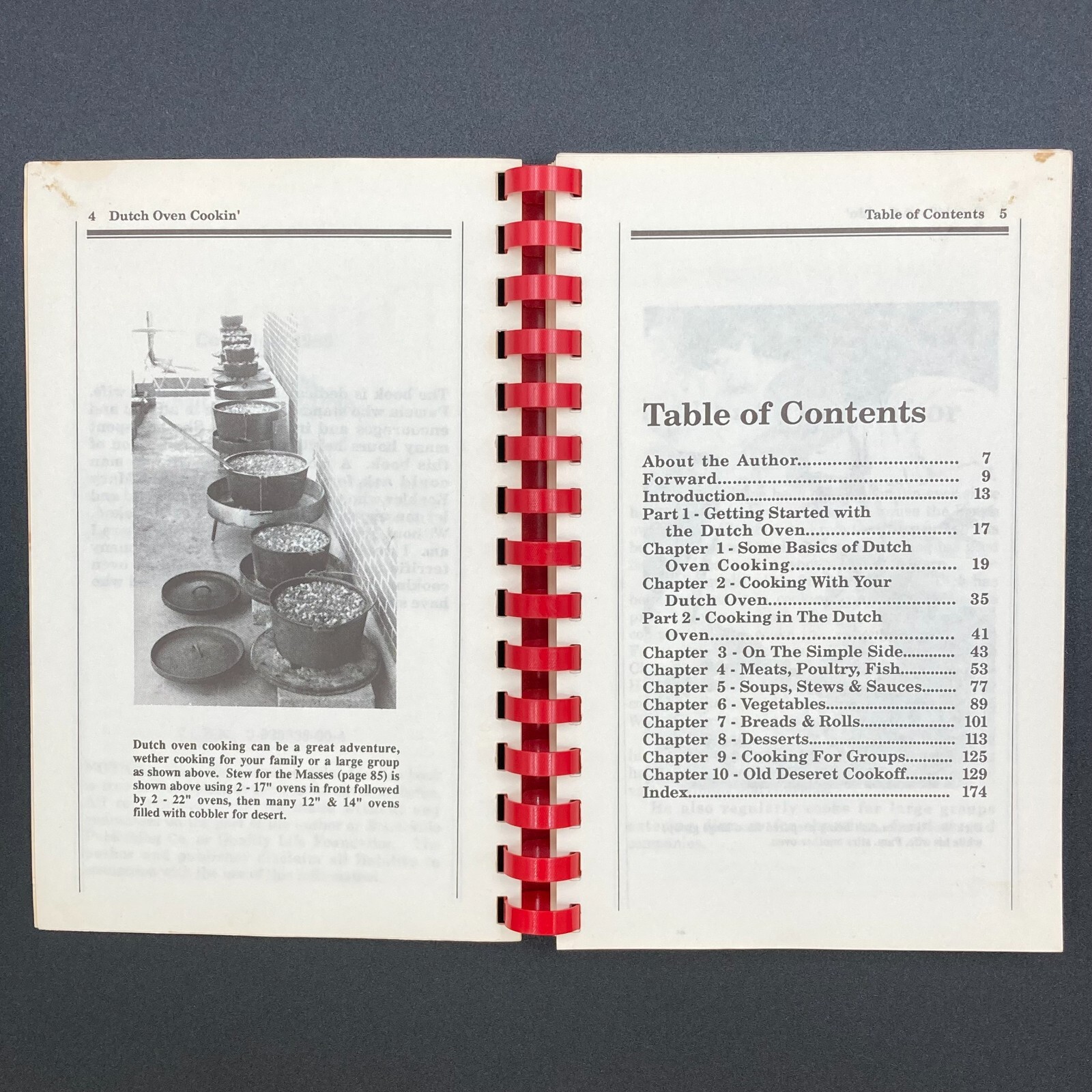 Dutch Oven Cookin’ by Dick Stucki (1988, Paperback) GC 178 pages