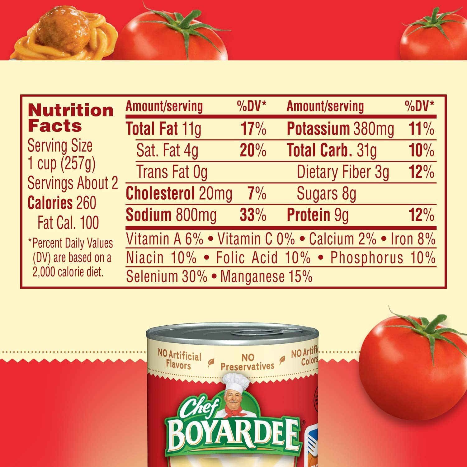 14.5 oz Spaghetti and Meatballs in Easy-Open Can – Perfect Family Meal!
