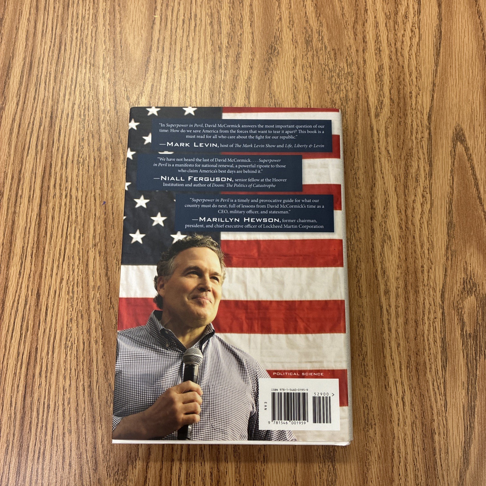 Superpower In Peril David H. McCormick Center Street Political Science SIGNED