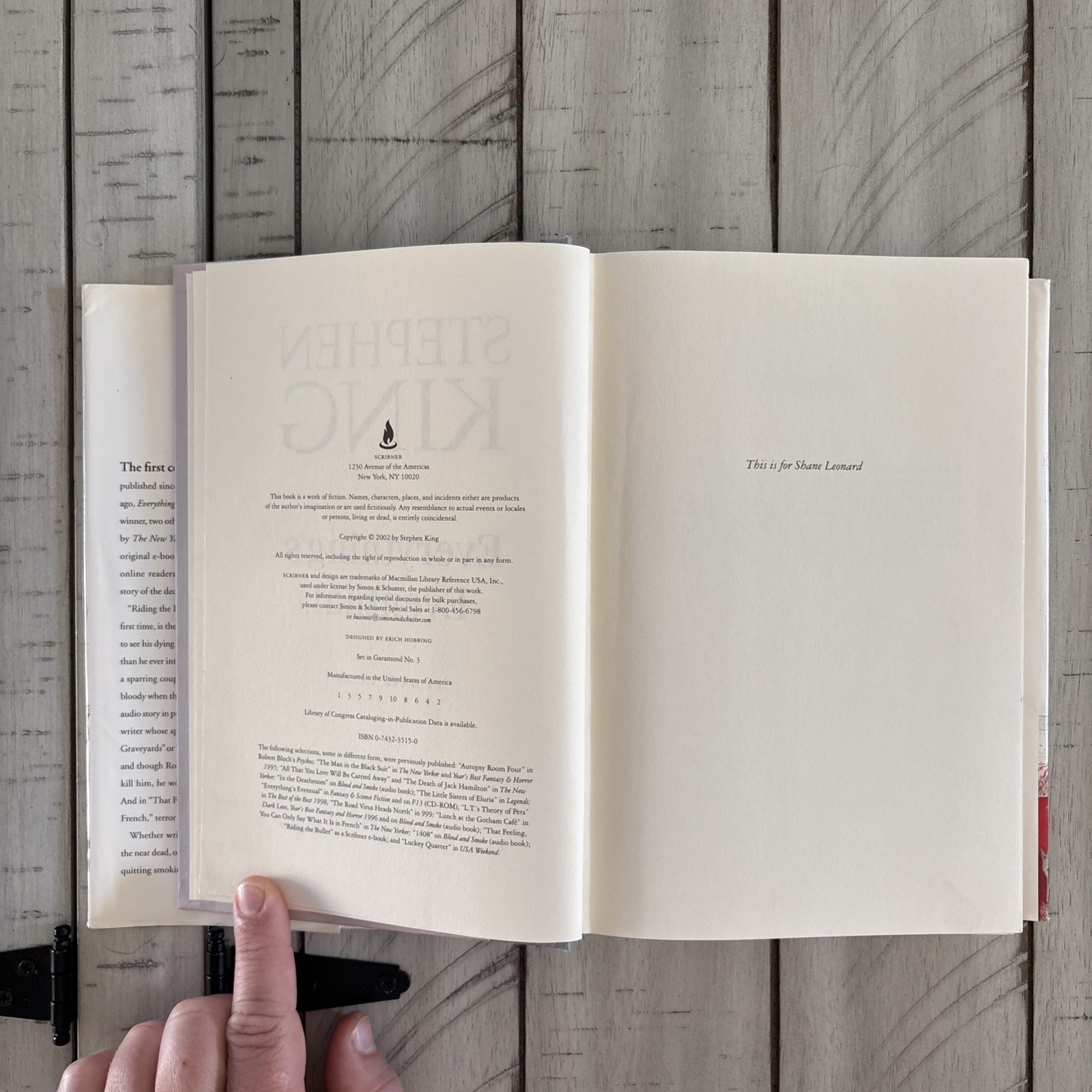 Everything’s Eventual: 14 Dark Tales Stephen King 1st Edition Hardcover