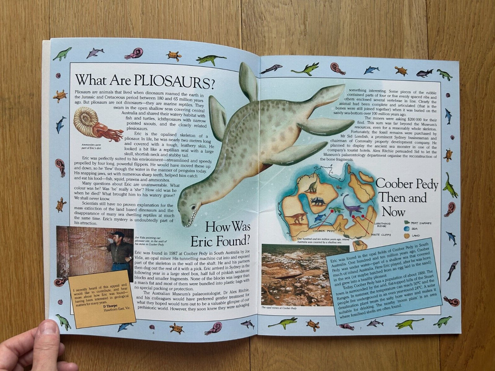 Letters to Eric The Aussie Pliosaur – Judith Simpson & Karina Kelly 1993 Rare
