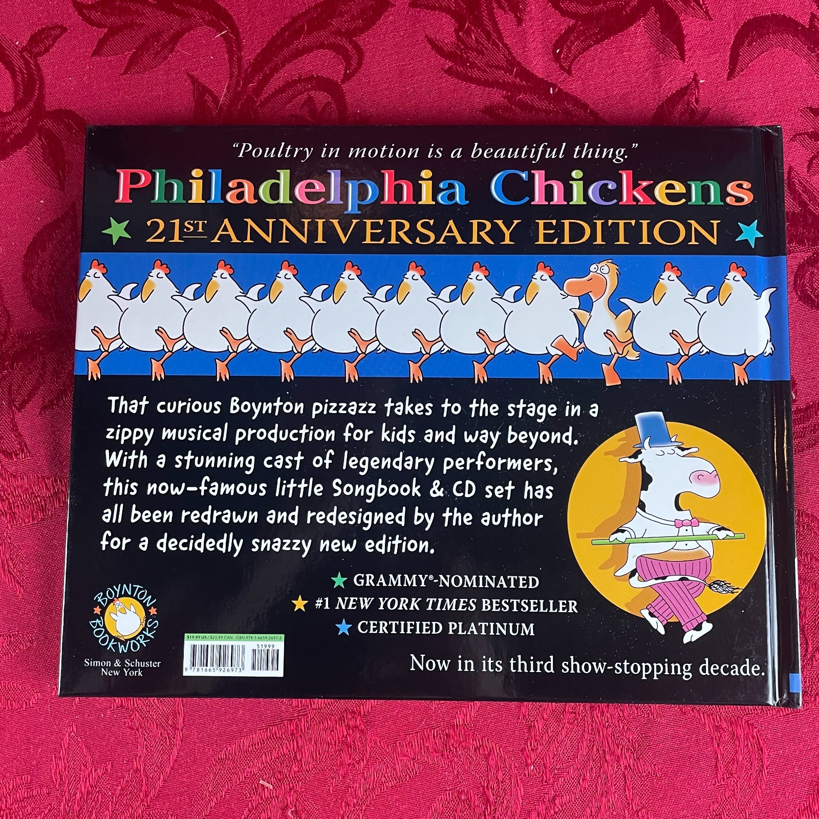 PHILADELPHIA CHICKENS: 21st Anniversary! (Hardcover) Sandra Boynton, with CD