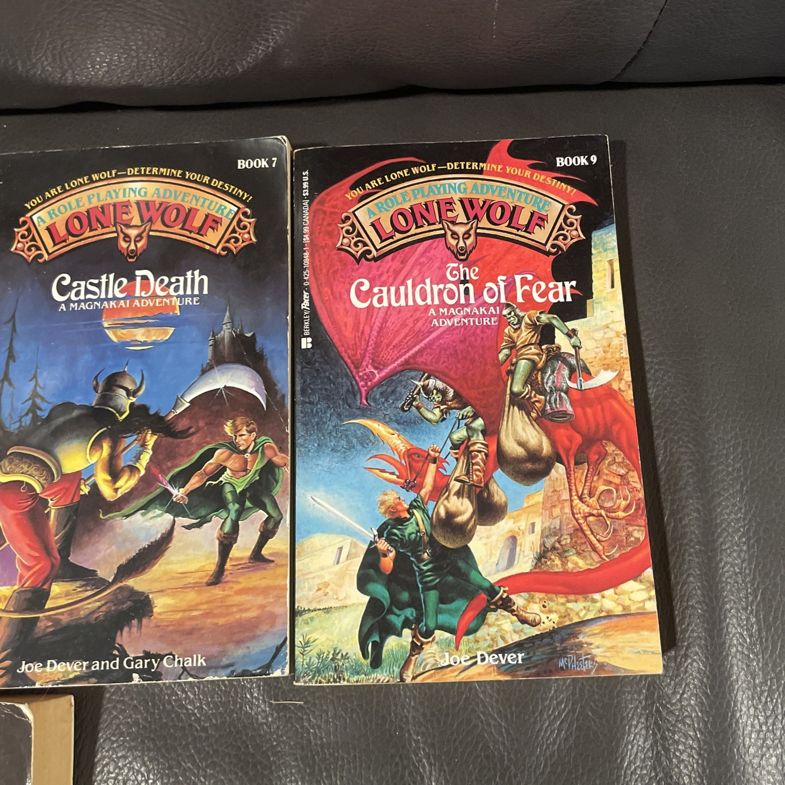 7 Lone Wolf 1 4 6 7 9 Joe Dever Role Playing Adventure Game Books RPG World of