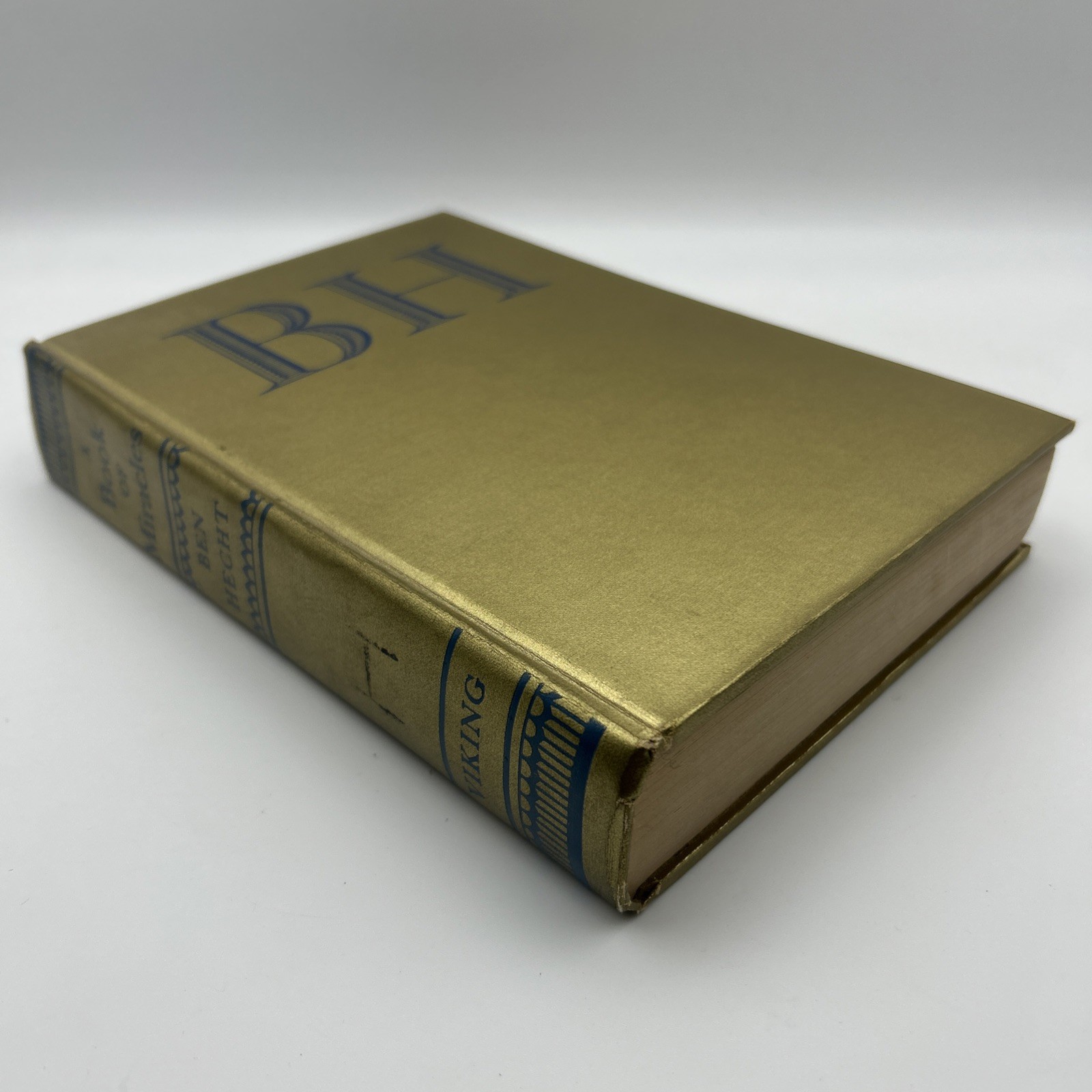 A Book of Miracles by Ben Hecht (1939, HC) Viking Press First Edition