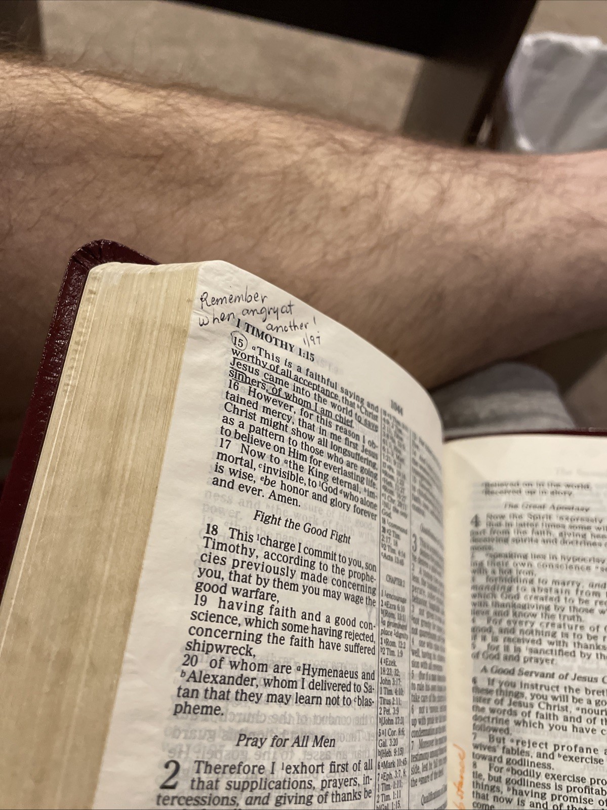 1994 NKJV ULTRATHIN REFERENCE BIBLE BURGUNDY BONDED LEATHER BROADMAN & HOLMAN