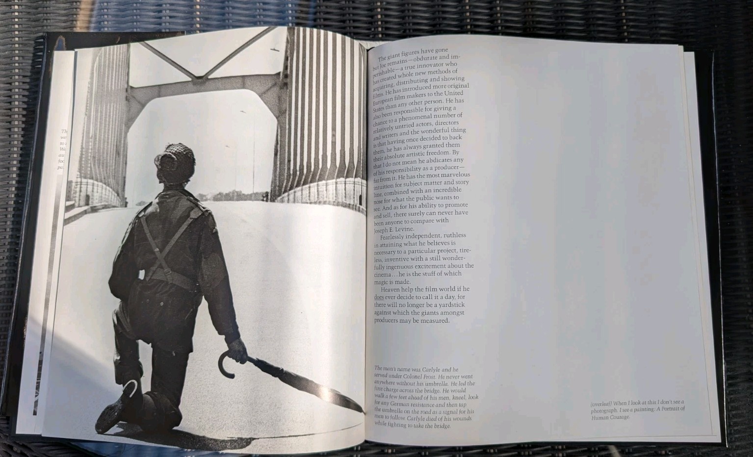 A Bridge Too Far: Notes From A Film Maker By Joseph E. Levine Hardcover 1977