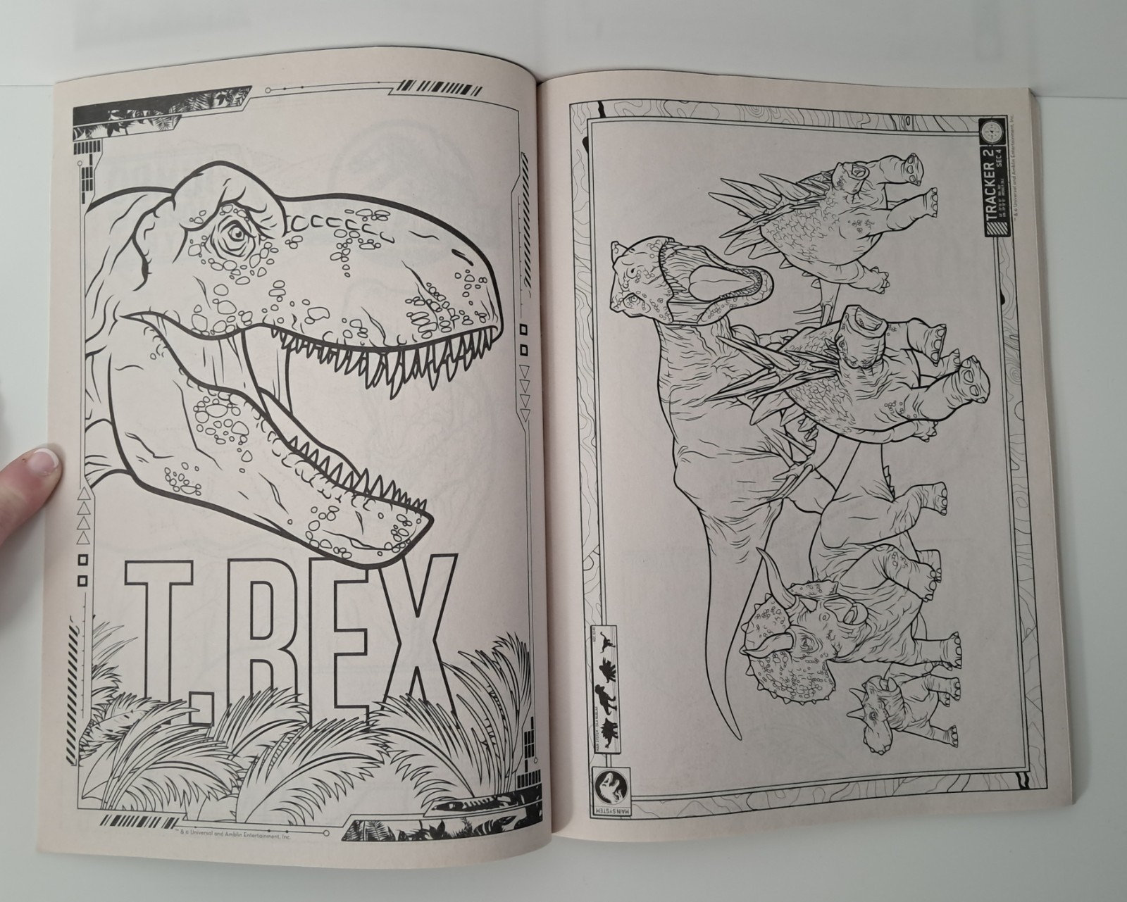 Jurassic World Fallen Kingdom Jumbo Color & Activity Book Official Movie Edition