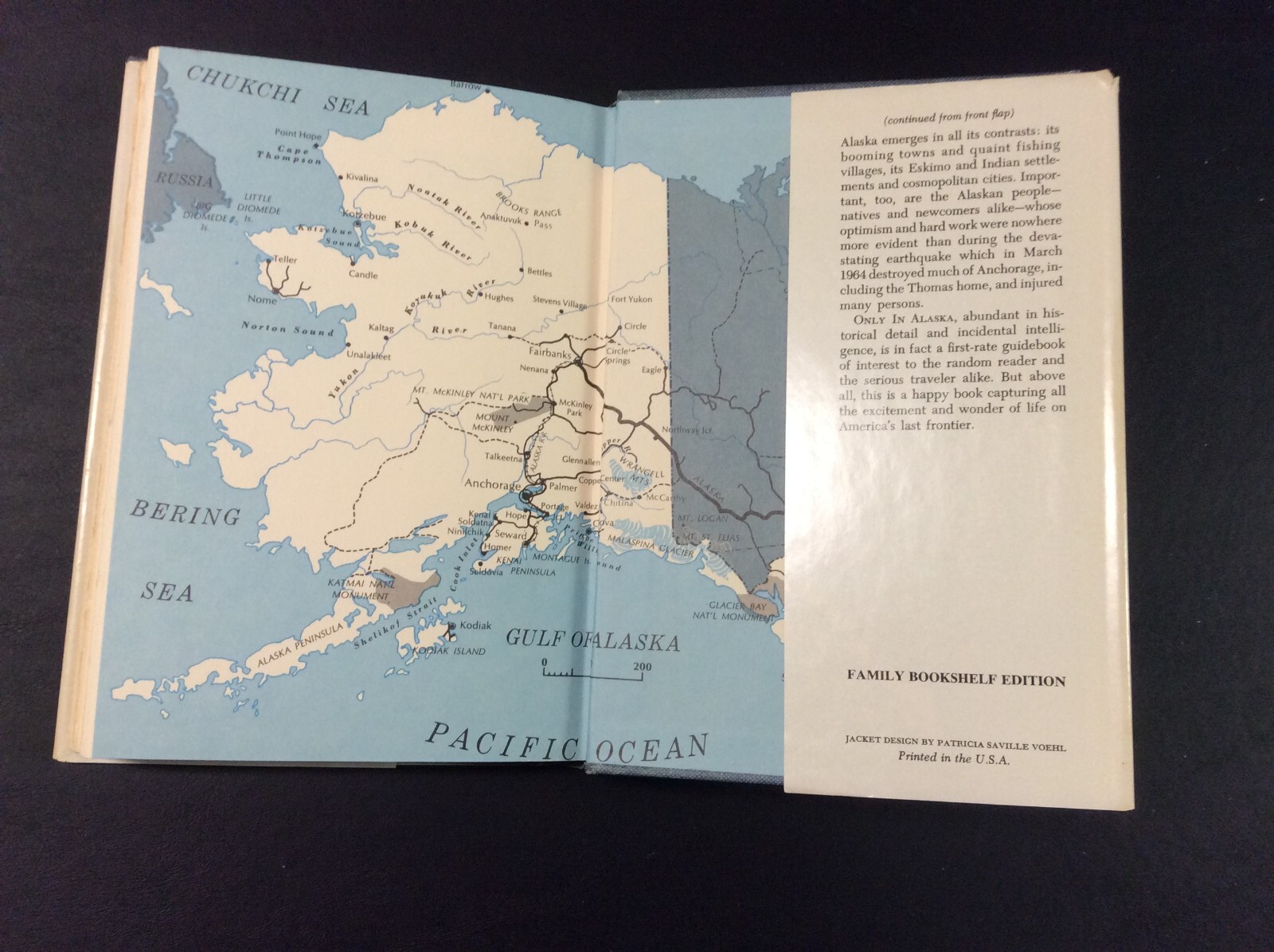 Only in Alaska Hardcover Book by Tay Thomas 1969 252 pages (Very Good)