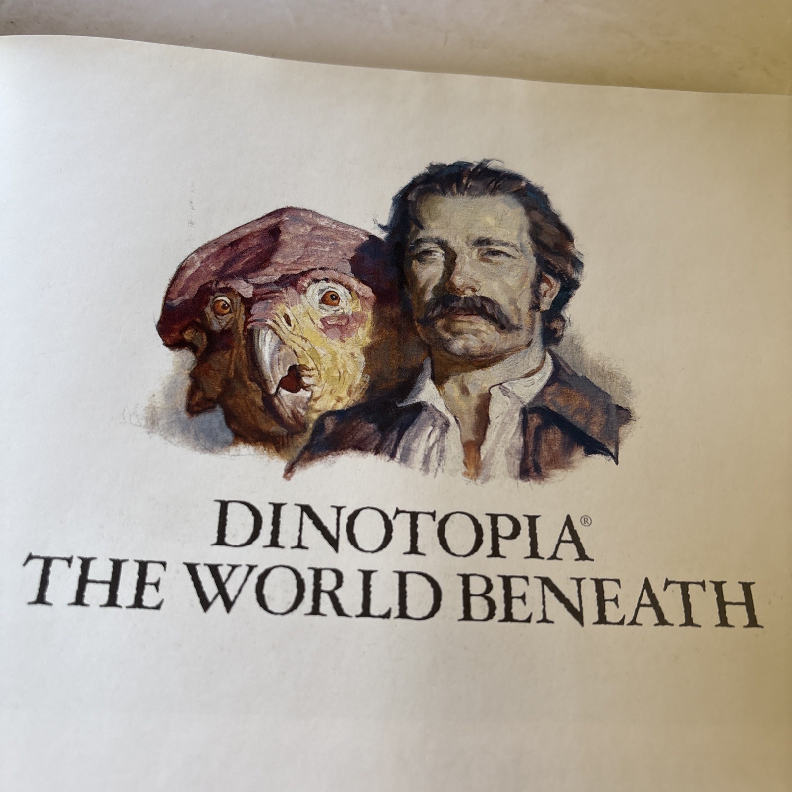 DINOTOPIA by James Gurney The World Beneath 1st Edition/ 1st Printing, HCDJ 1995