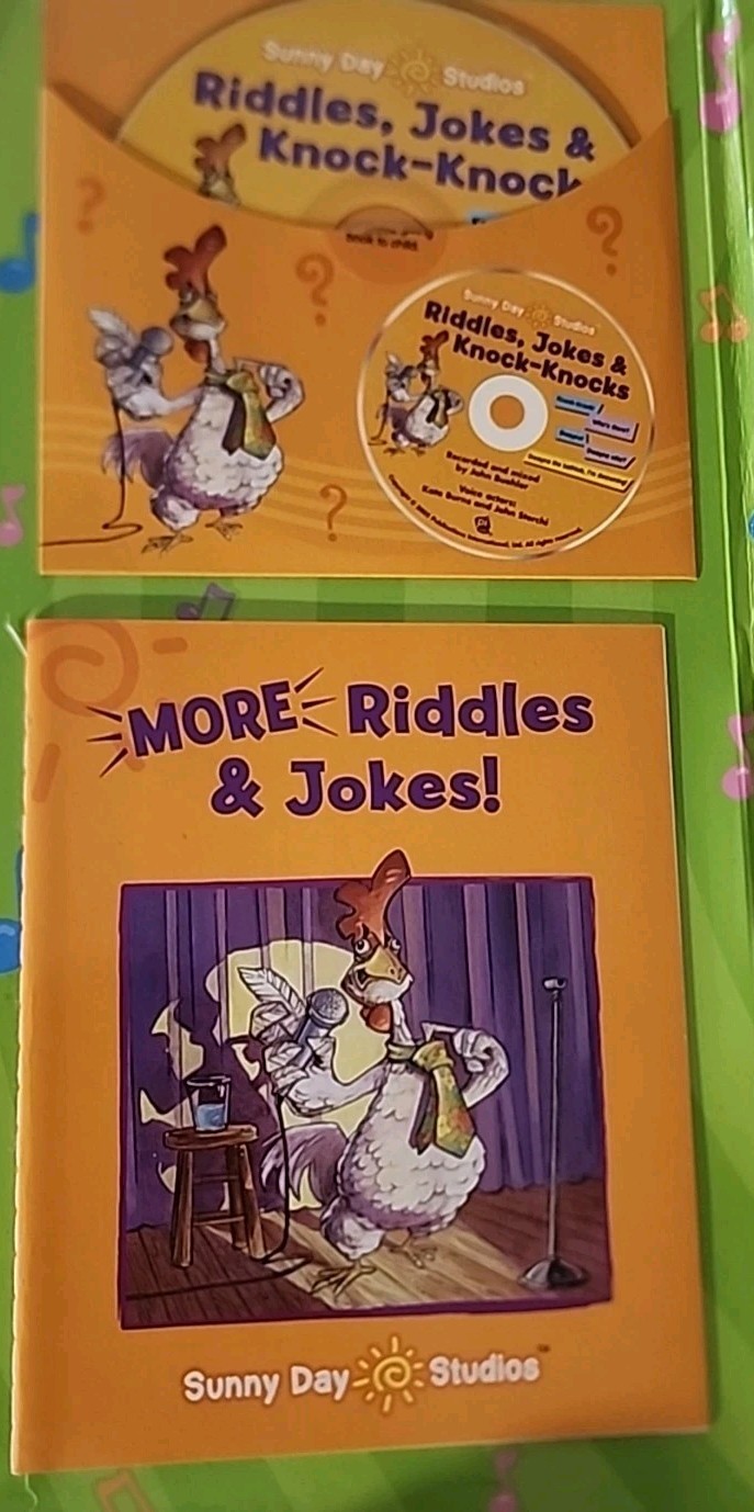 Sunny Day Studios Kid Songs Stories & Jokes 4 Books + 4 CD’s (T142)