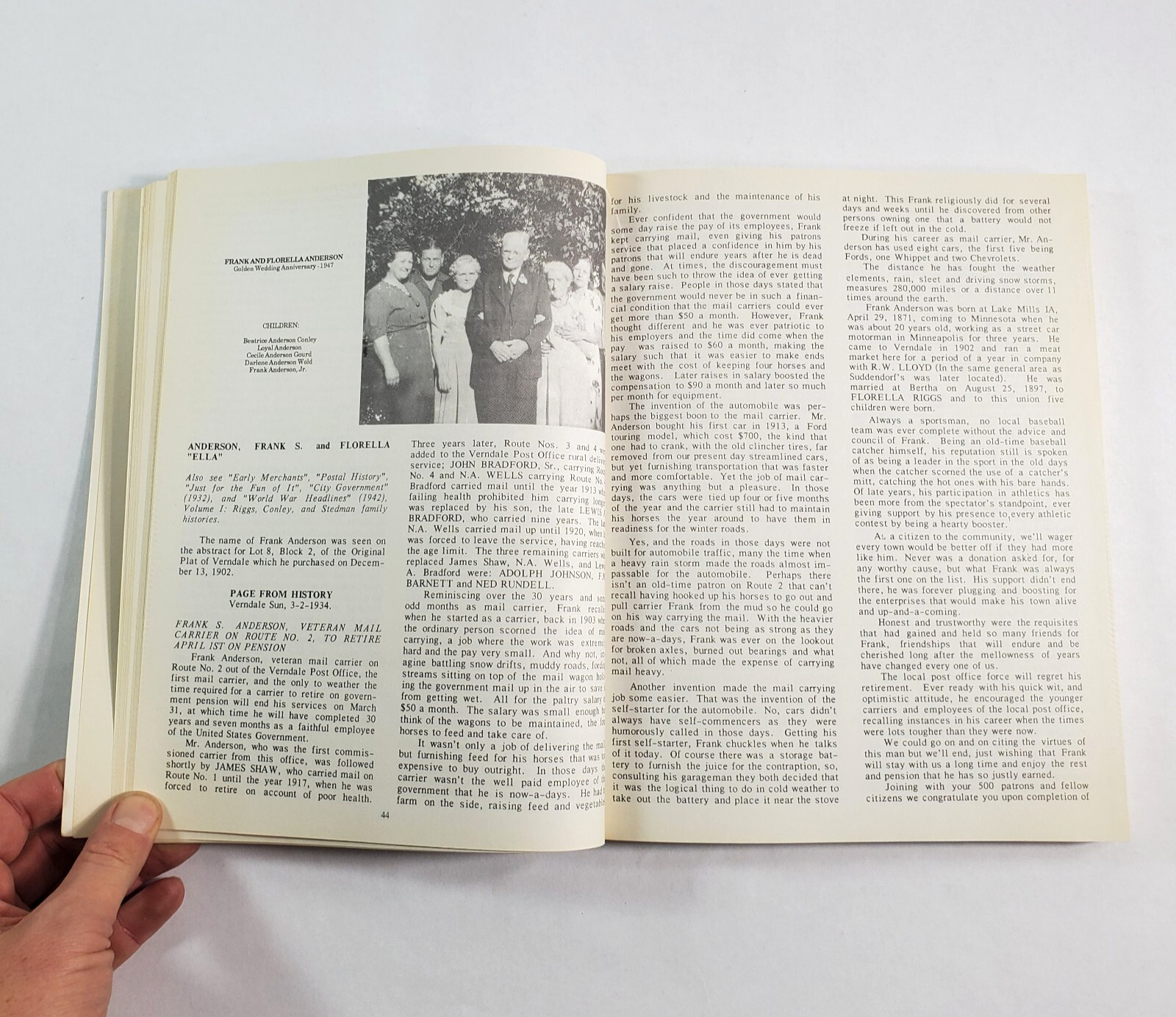 Verndale Minnesota The Famous & Not So Famous Pages from History 5 Vol. Book Set