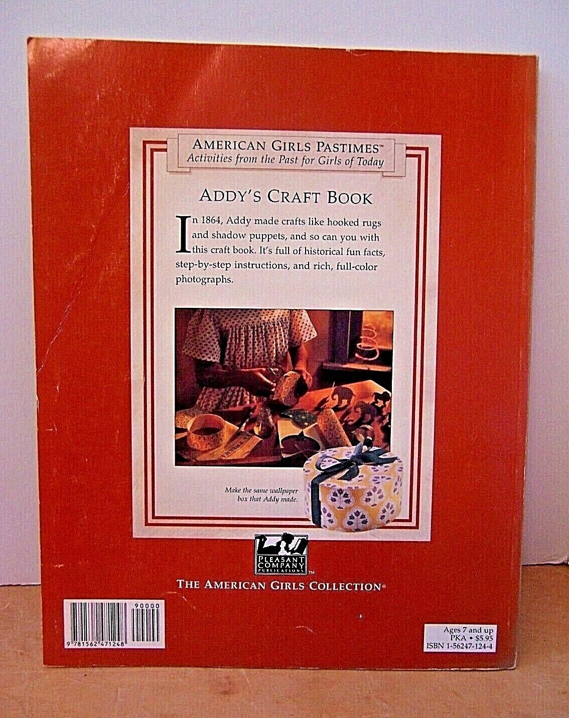 American Girl Addy Craft Book Pleasant Company