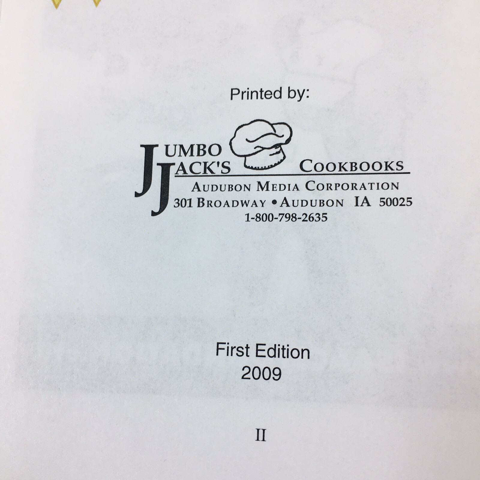 The Hope Cookbook ~ Isaac’s Foundation ~ 1st Ed. 2009, Spiral Bound, 198 Pages