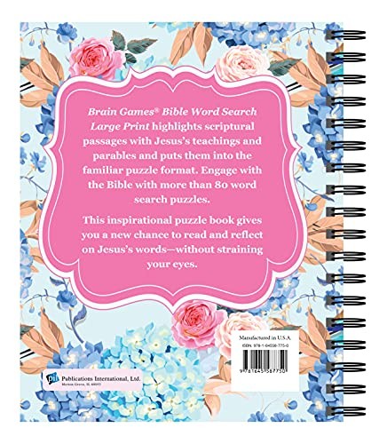 Brain Games – Large Print Bible Word Search: The Words of Jesus (Brain Games…