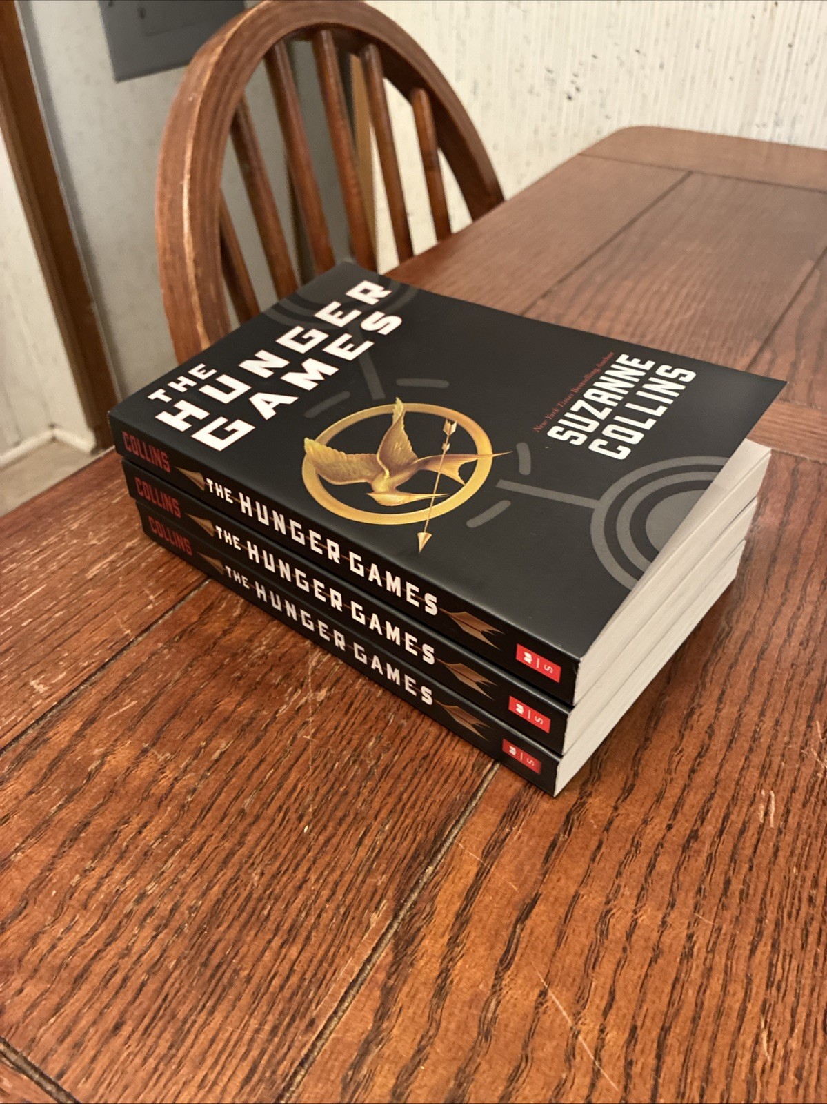 The Hunger Games By Suzanne Collins 1st Print PB-Lot Of 3