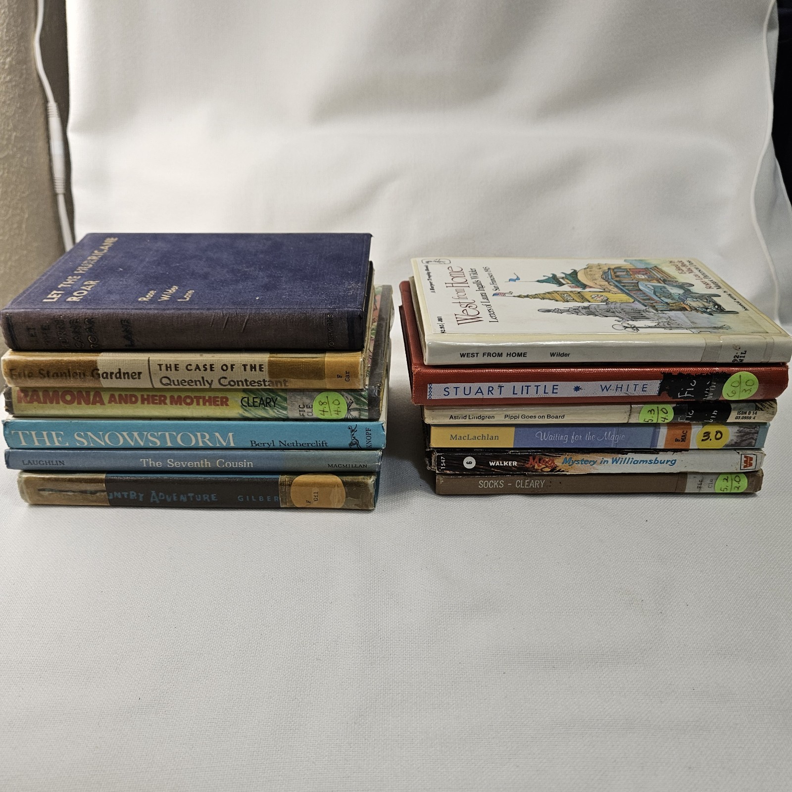 Vtg Chapter Books Novels Fiction HC Lot Children Youth School Reader Ex Lib