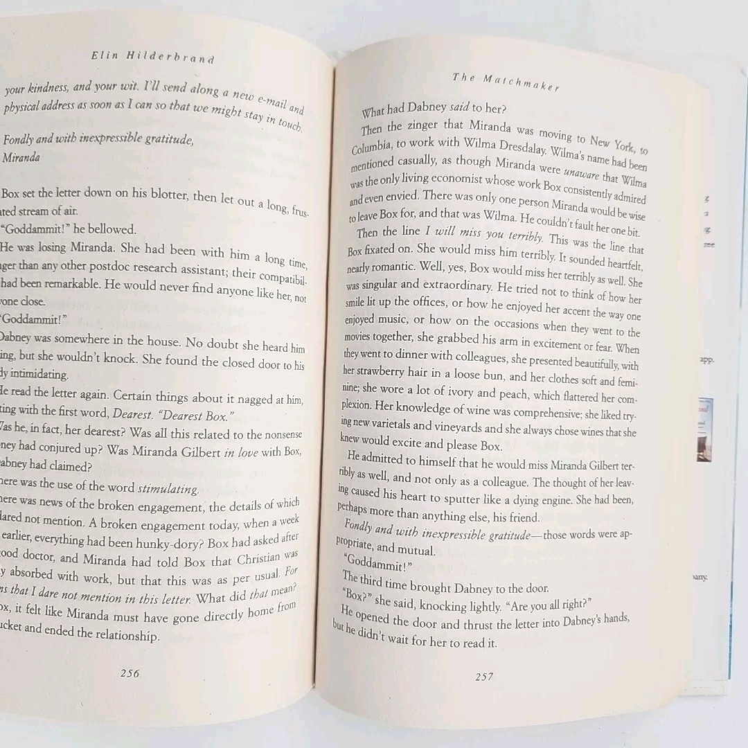 The Matchmaker by Elin Hilderbrand FIRST EDITION 2014 Hardcover Book