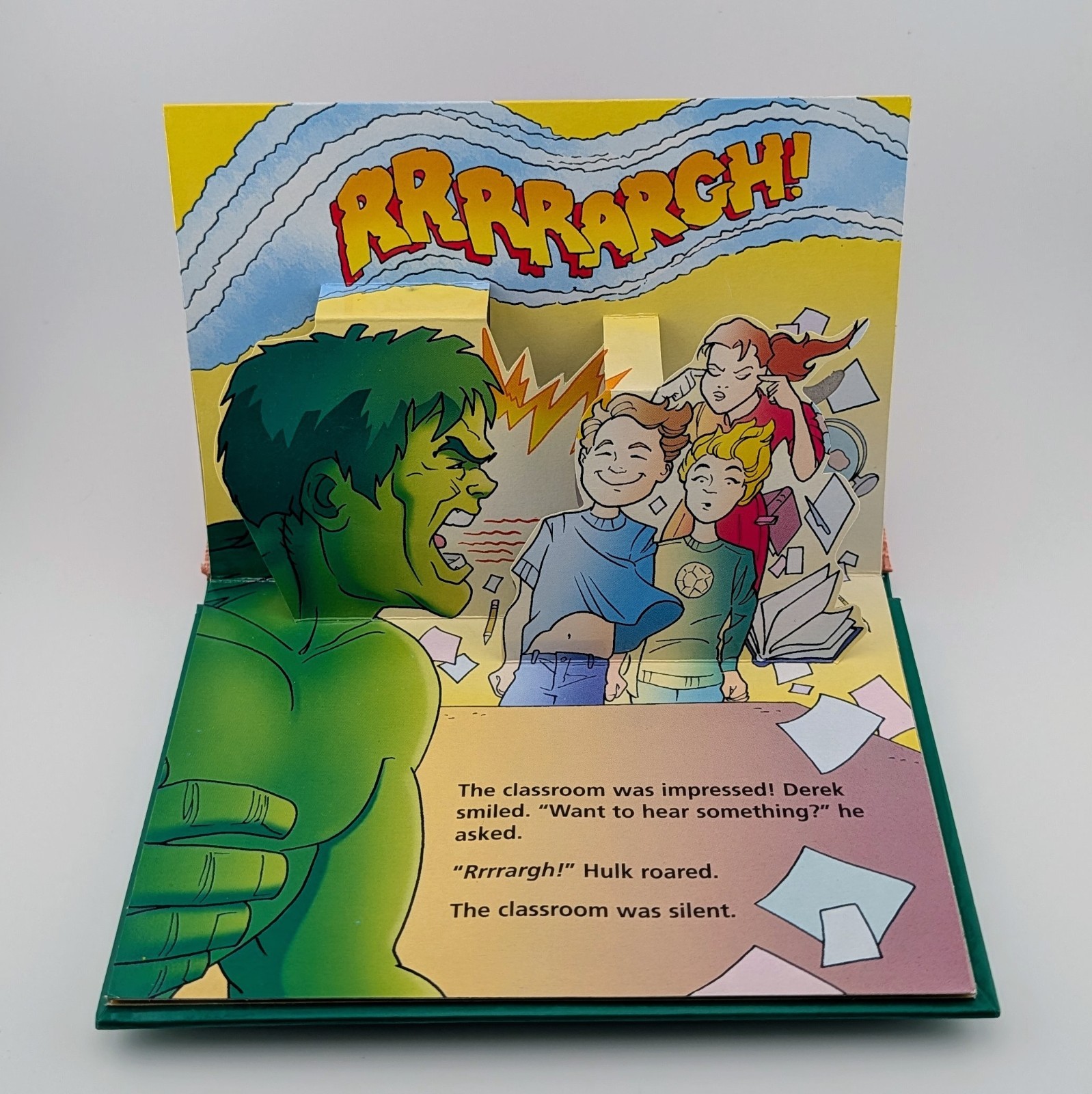 Hulk Smash Show And Tell Pop-up Books 2002 Marvel Paradise Press Kids Book