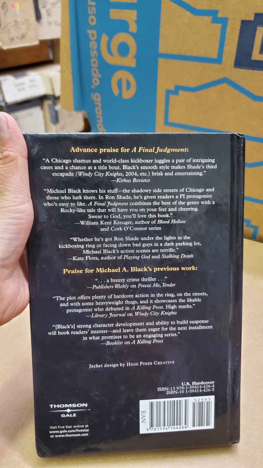 A Final Judgement By Michael A. Black Five Star 2006 Hardcover