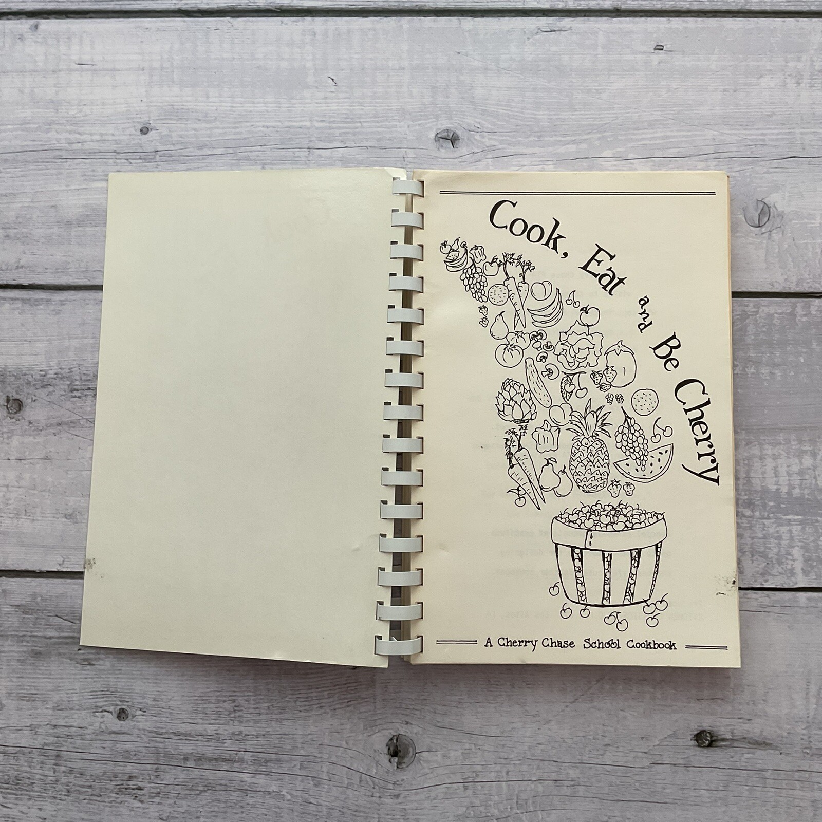 Cook Eat & Be Cherry A Cherry Chase School Cookbook Recipes 1988 California