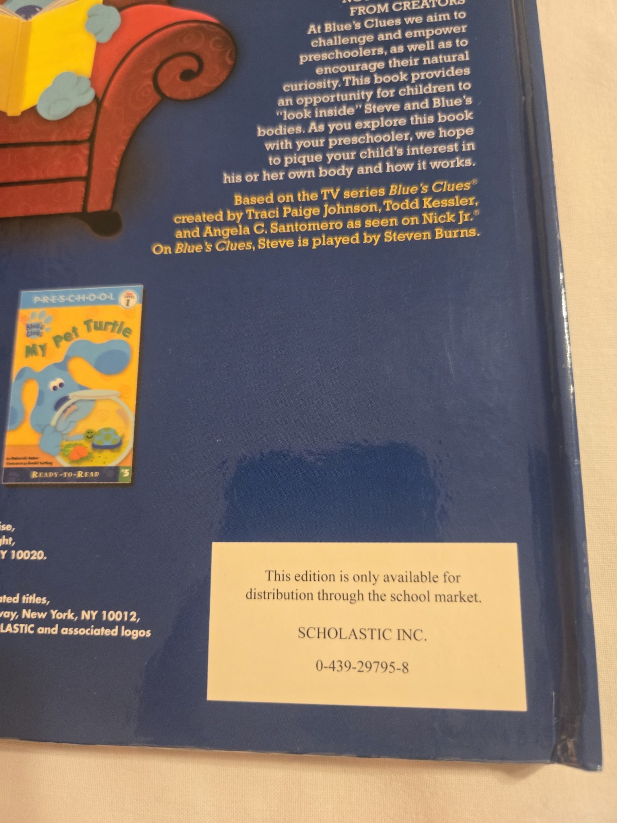 Vintage Blue’s Clues Book Bundle – New “Amazing Body” & VGUC “Skidoo to Planets”