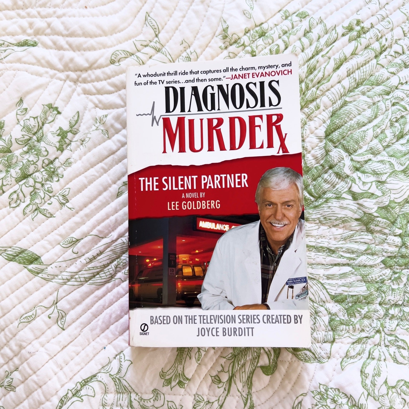 Diagnosis Murder The Silent Partner by Lee Goldberg Paperback 2003 Dick Van Dyke