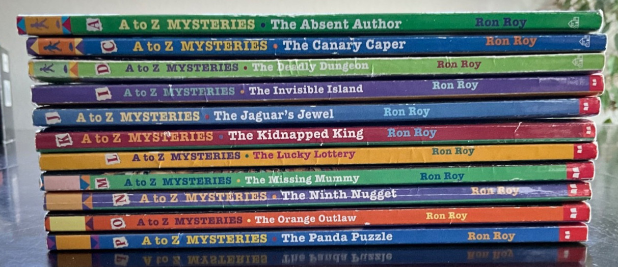 A to Z Mysteries Books by Ron Roy PAPERBACK LOT OF 11 BOOKS
