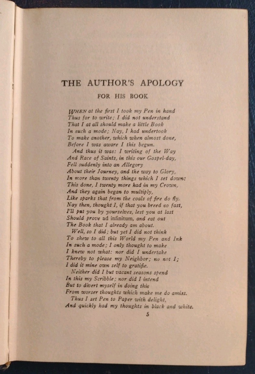 Pilgrim’s Progress by Bunyan and Donne and Herbert by Walton